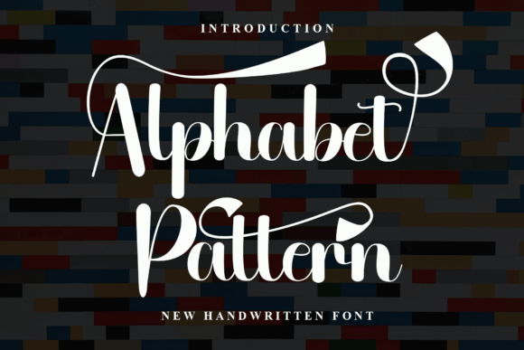 Alphabet Pattern: A Warm Handwritten Font for Branding