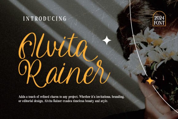 Alvita Rainer: A Script Font for Sophisticated Business Branding