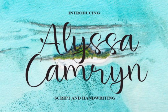 Alyssa Camryn: The Elegant Display Font for Sophisticated Web Projects
