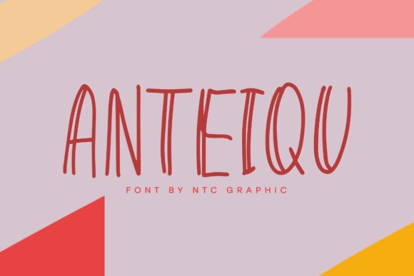 Anteiqu: A Script Font for Editorial Stories