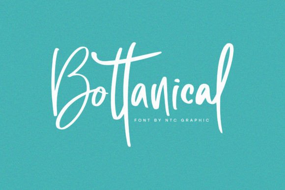 Bottanical: A Dynamic Handwritten Font for Modern Web Design