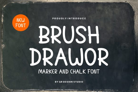Brush Drawor: The Friendly Handwritten Font for Modern Brands