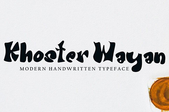 Khooster Wayan: A Friendly Font for Your Business Brand