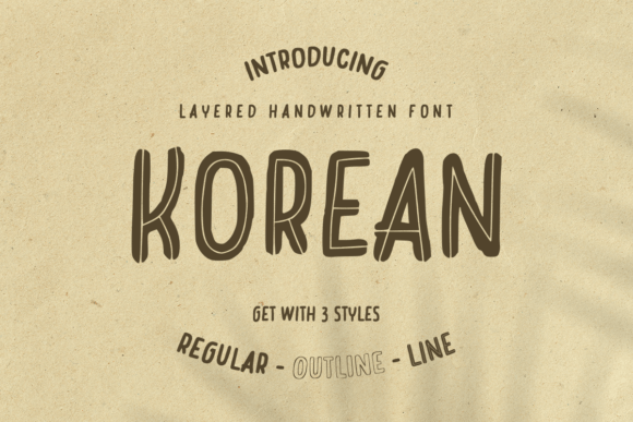 Korean Layered Font: A Digital Designer's Test Drive