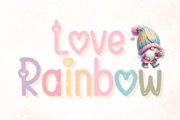 Love Rainbow Font: Adding Whimsical Charm to Branding Projects