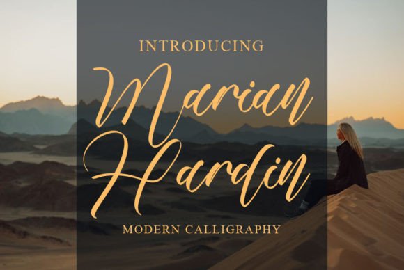 Marian Hardin: A Premium Script Font for Business Branding