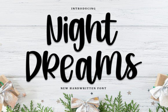 Night Dreams: A Premium Handwritten Font for Building a Cohesive Brand