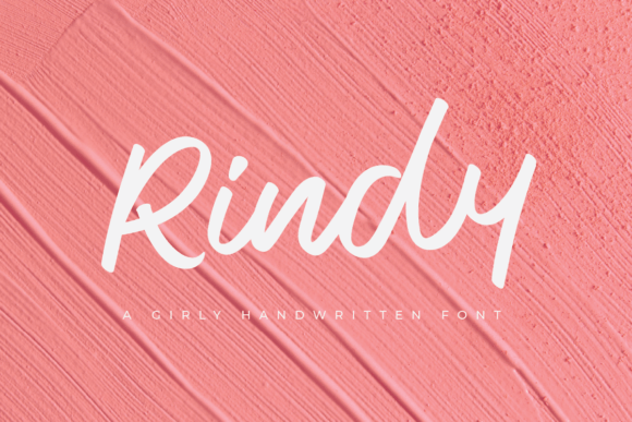Rindy: A Girly Script Font That Makes Your Marketing More Memorable