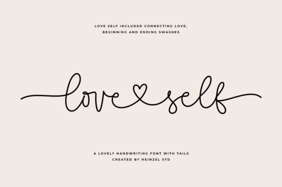 The Love Self Script Font for Modern Marketing Content