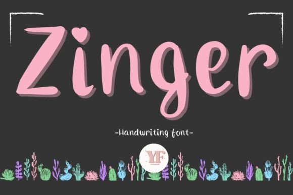 Zinger Font: Adding Handwritten Charm to Your Brand Story